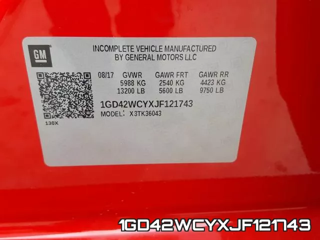 1GD42WCYXJF121743 фото 2