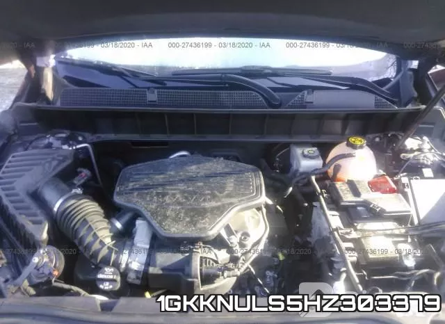 1GKKNULS5HZ303379 фото 2