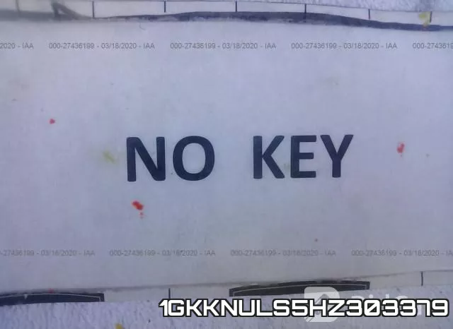 1GKKNULS5HZ303379 фото 8