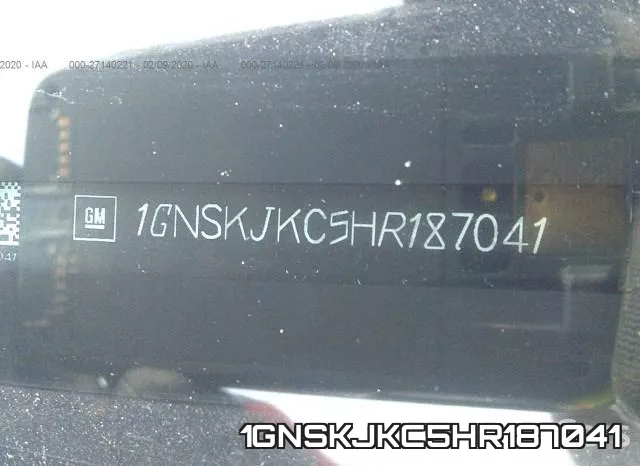 1GNSKJKC5HR187041 фото 10