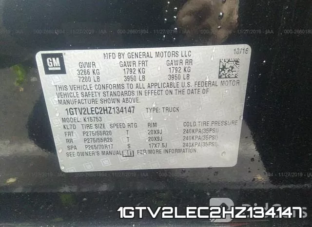 1GTV2LEC2HZ134147 фото 10