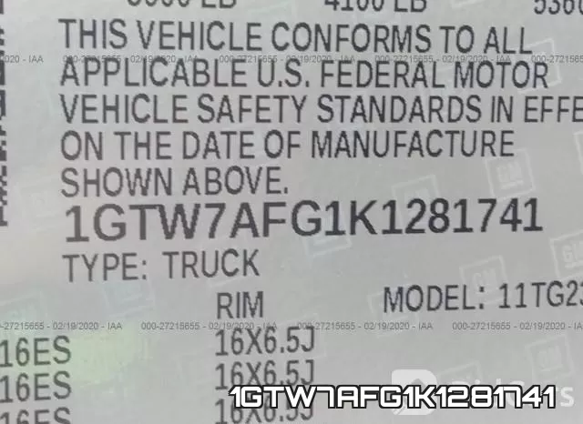 1GTW7AFG1K1281741 фото 10