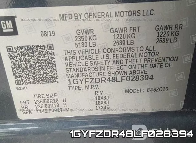 1GYFZDR48LF028394 фото 10