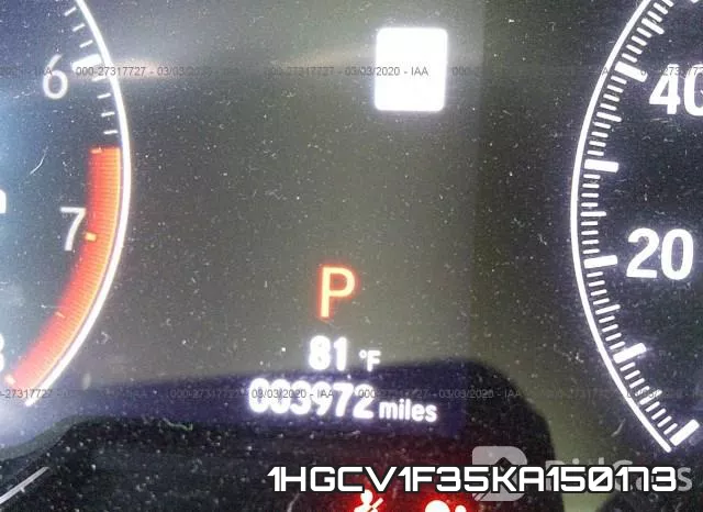 1HGCV1F35KA150173 фото 8
