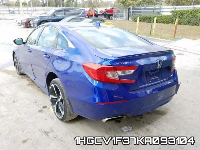 1HGCV1F37KA093104 фото 4