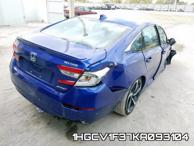 1HGCV1F37KA093104 фото 5