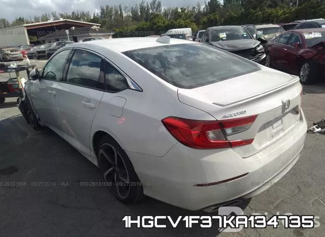 1HGCV1F37KA134735 фото 4