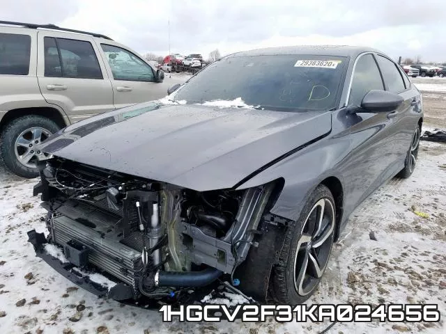 1HGCV2F31KA024656 фото 3