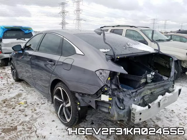 1HGCV2F31KA024656 фото 4