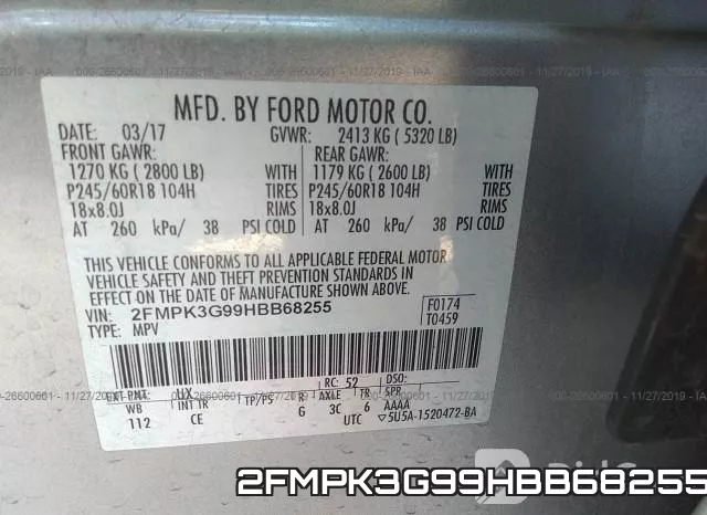 2FMPK3G99HBB68255 фото 10