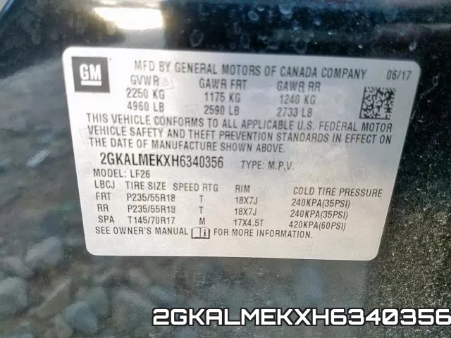 2GKALMEKXH6340356 фото 2