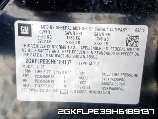 2GKFLPE39H6189137 фото 2