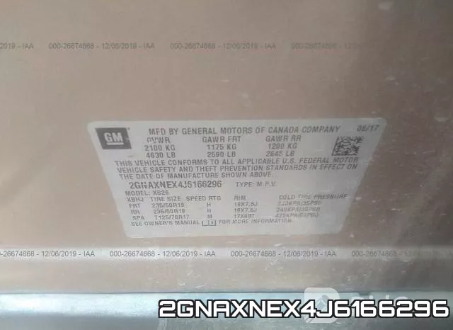 2GNAXNEX4J6166296 фото 10