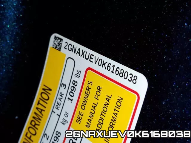 2GNAXUEV0K6168038 фото 2