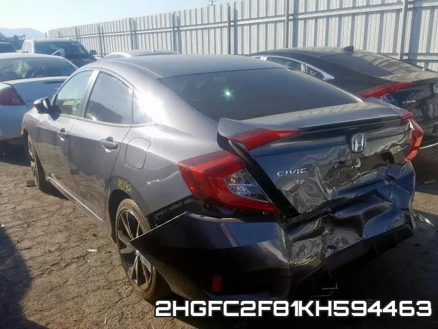 2HGFC2F81KH594463 фото 4