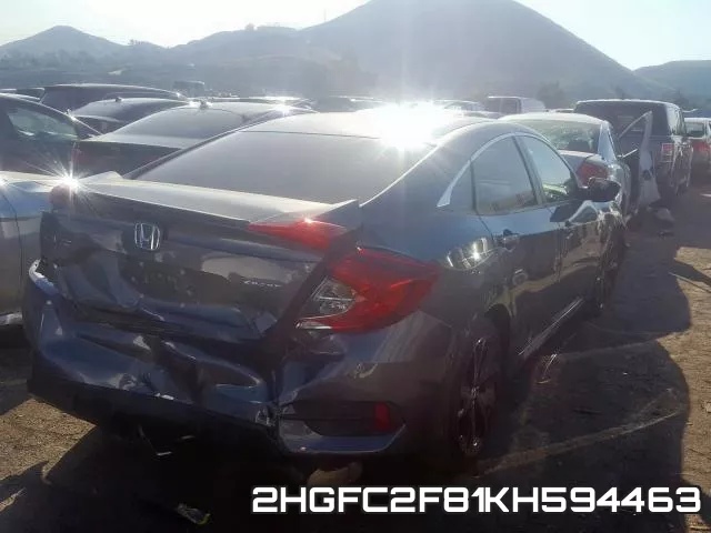 2HGFC2F81KH594463 фото 5
