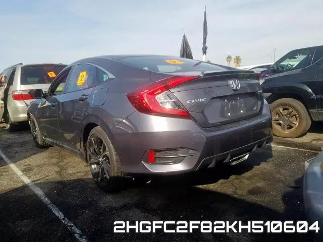 2HGFC2F82KH510604 фото 4