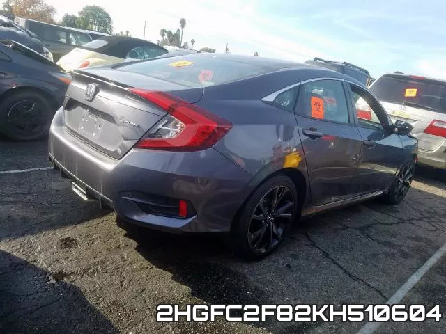 2HGFC2F82KH510604 фото 5