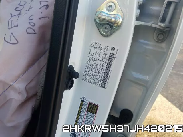 2HKRW5H37JH420215 фото 2