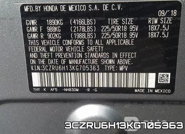 3CZRU6H13KG705363 фото 10