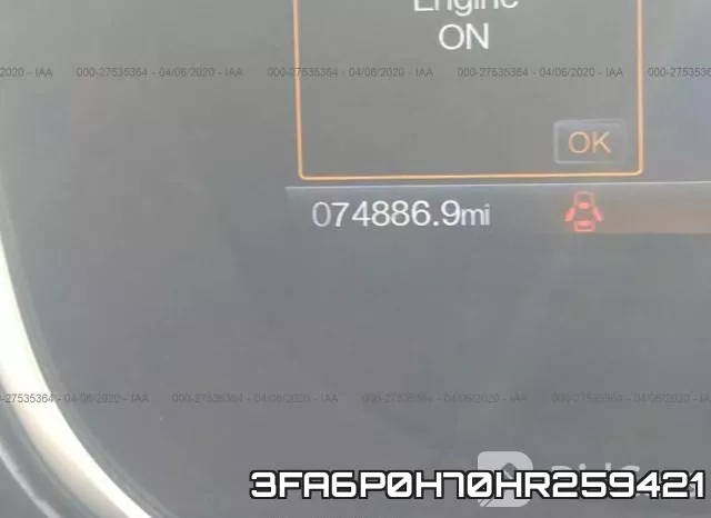 3FA6P0H70HR259421 фото 8