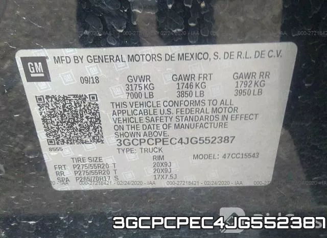 3GCPCPEC4JG552387 фото 10