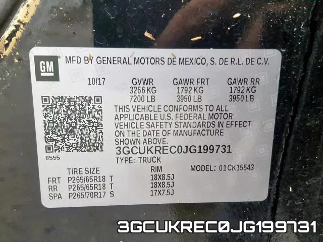 3GCUKREC0JG199731 фото 2