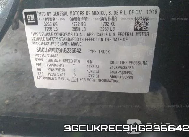 3GCUKREC9HG236642 фото 10