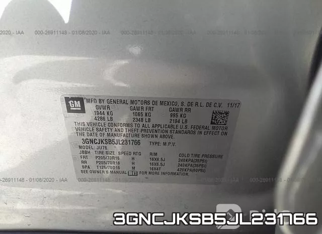 3GNCJKSB5JL231766 фото 10