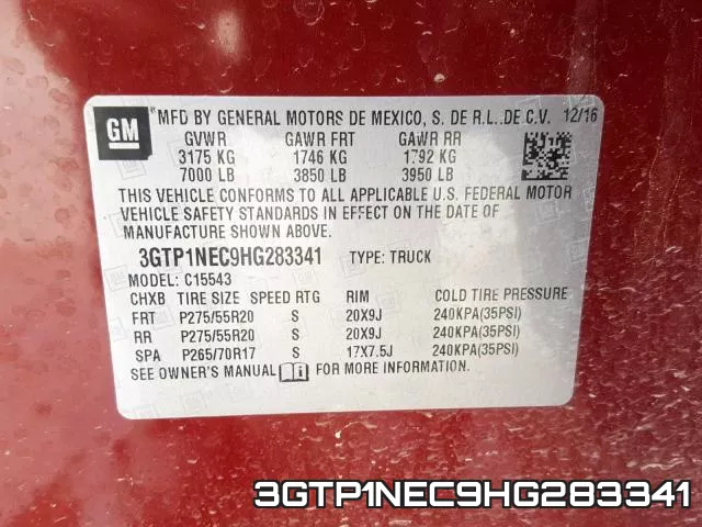 3GTP1NEC9HG283341 фото 2