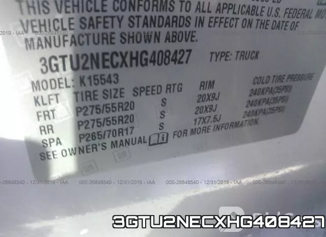 3GTU2NECXHG408427 фото 10