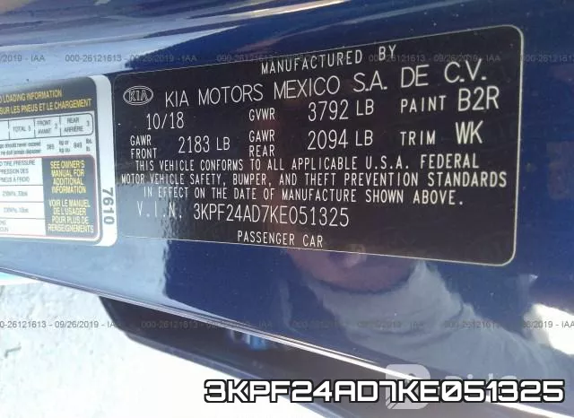 3KPF24AD7KE051325 фото 10