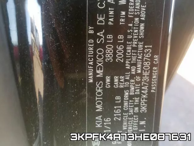 3KPFK4A73HE087631 фото 2