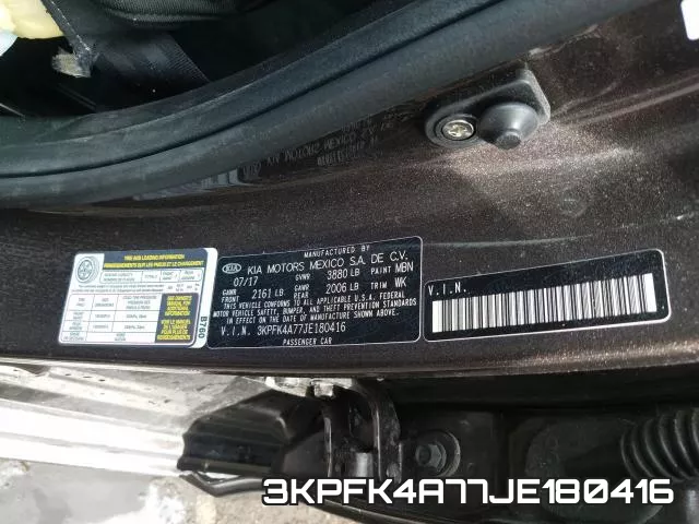 3KPFK4A77JE180416 фото 2