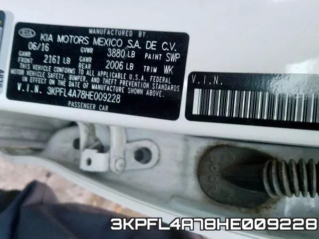 3KPFL4A78HE009228 фото 2