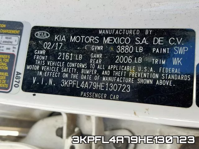 3KPFL4A79HE130723 фото 2