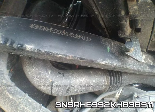 3NSRHE992KH838911 фото 2