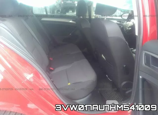 3VW017AU7HM541009 фото 9