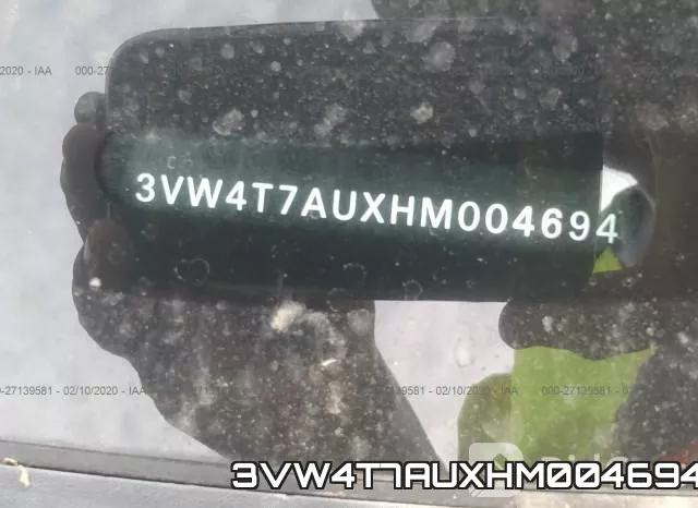 3VW4T7AUXHM004694 фото 10