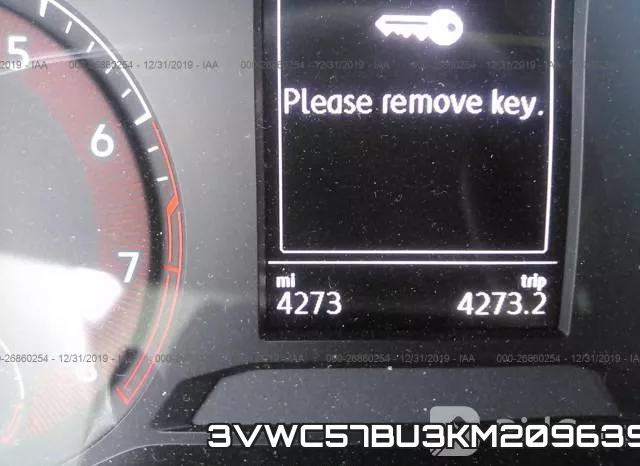 3VWC57BU3KM209639 фото 8