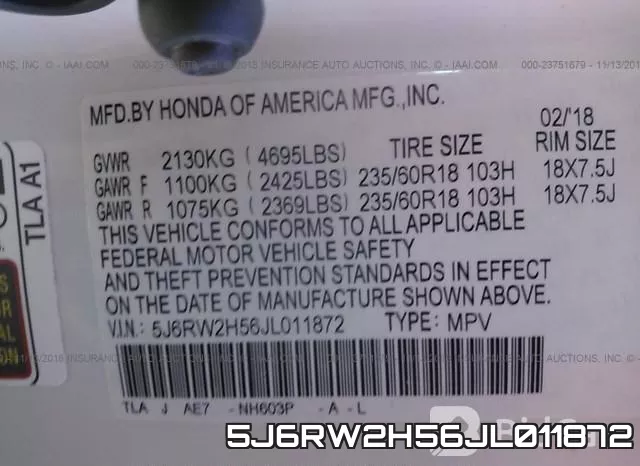 5J6RW2H56JL011872 фото 10
