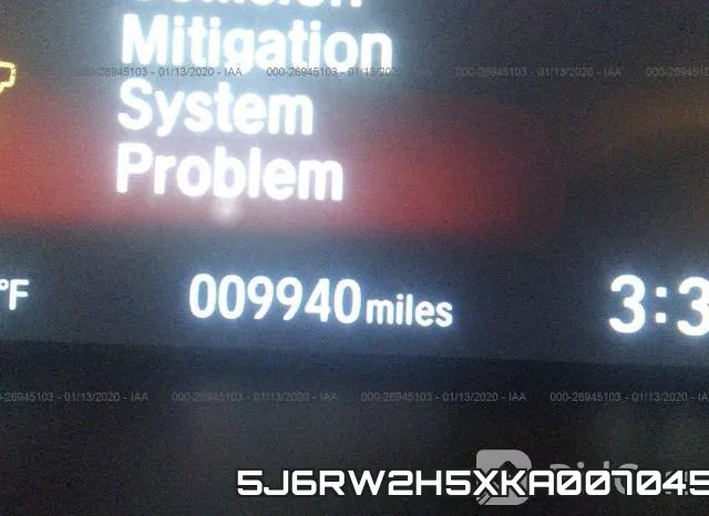 5J6RW2H5XKA007045 фото 8