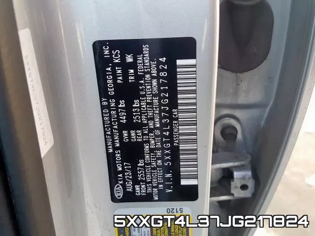 5XXGT4L37JG217824 фото 2