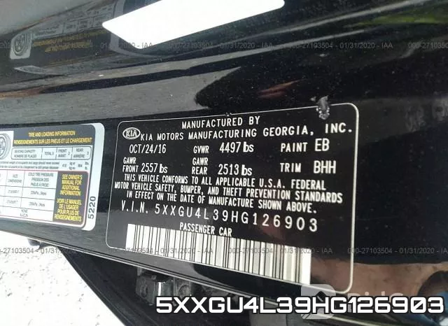 5XXGU4L39HG126903 фото 10