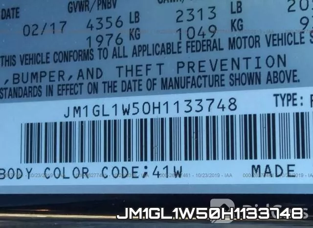 JM1GL1W50H1133748 фото 10