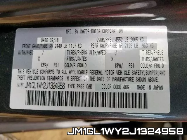 JM1GL1WY2J1324958 фото 2
