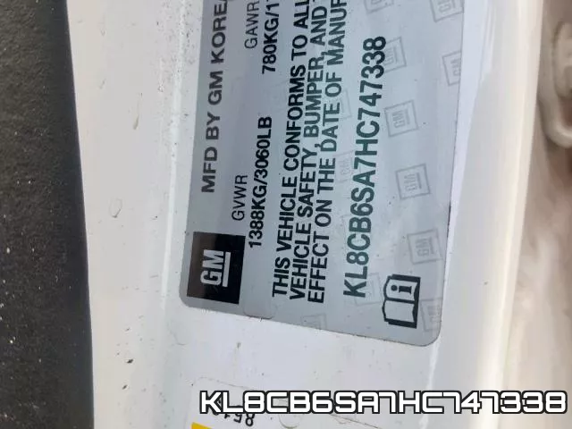 KL8CB6SA7HC747338 фото 2
