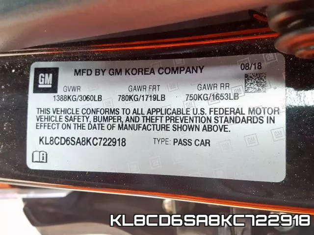 KL8CD6SA8KC722918 фото 2