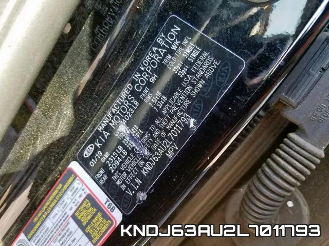 KNDJ63AU2L7011793 фото 2