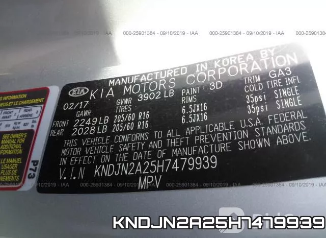 KNDJN2A25H7479939 фото 10